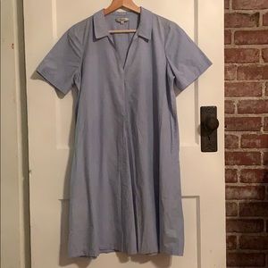 Madewell Blue Linen Dress